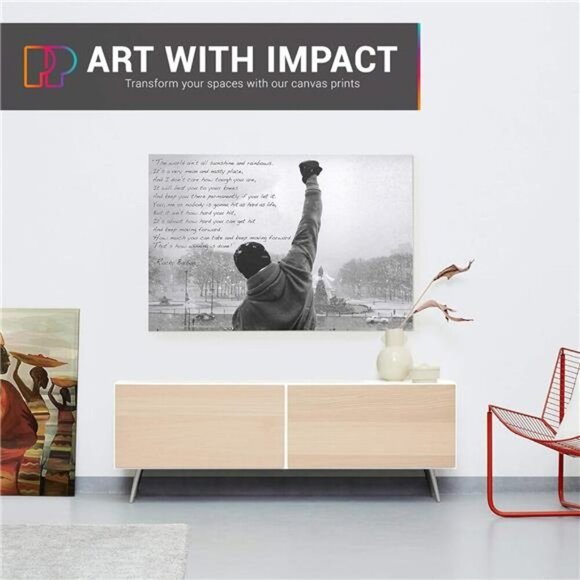 Hope Inspirational Canvas Print Motivational Quote Wall Art - Boxing Office - Picture 2 of 8